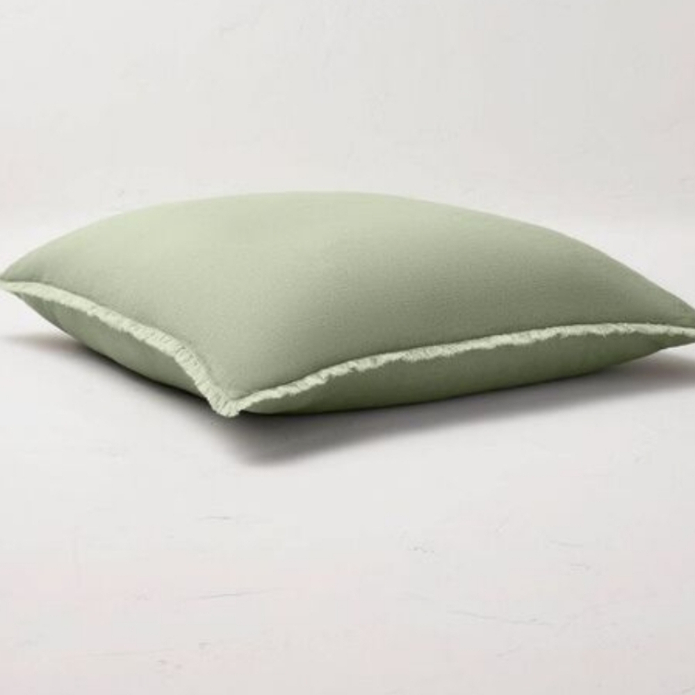 Casaluna Linen Blend Euro Throw Pillow - Picture 3 of 3